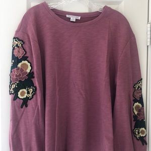 Embroidered top! Never worn!